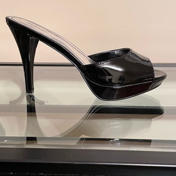 Style & Co black ‘patent’ platform sandals size 7.5 - Picture 11 of 16